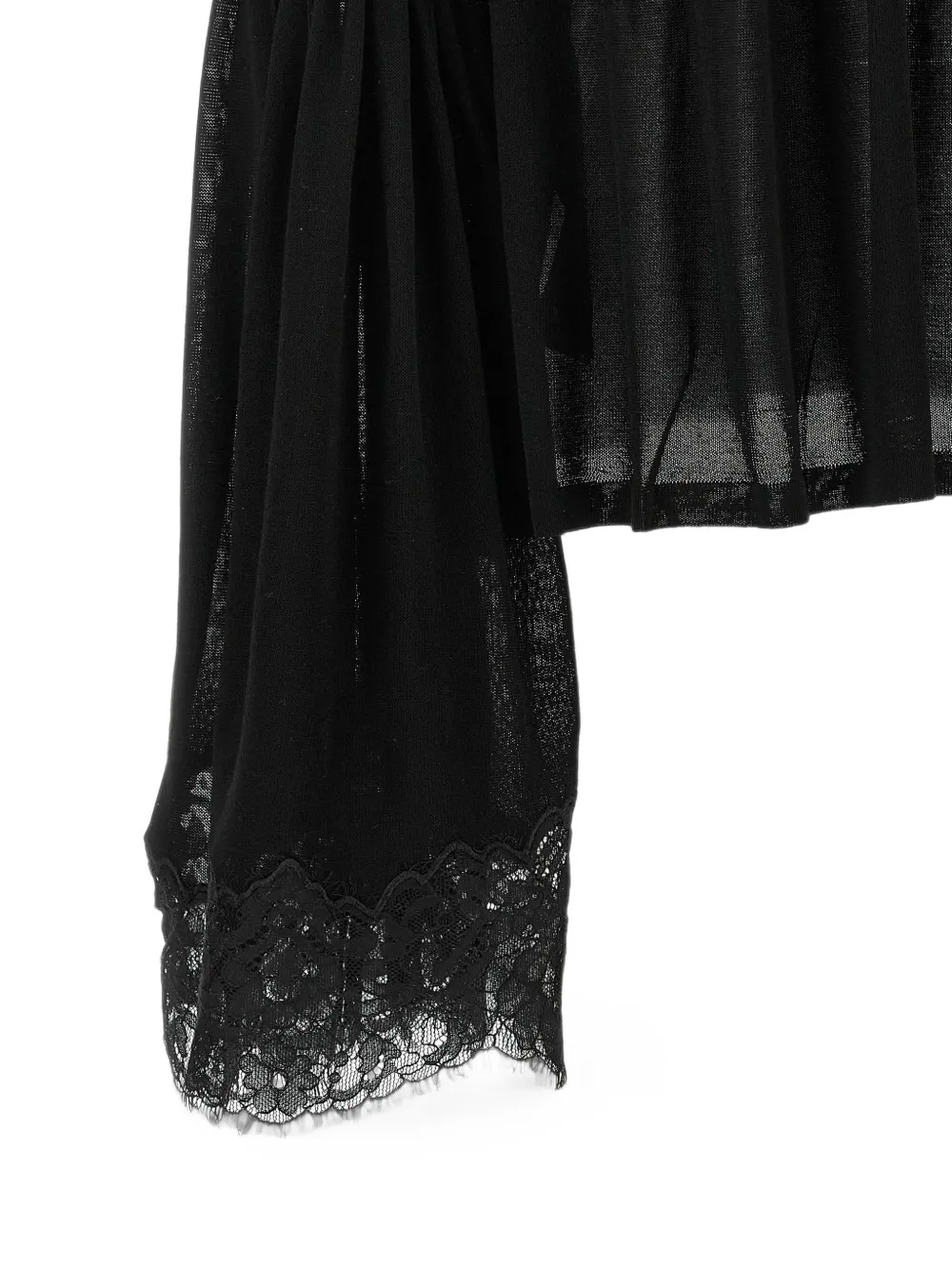 ZIMMERMANN Valiant blouse met kant Zwart