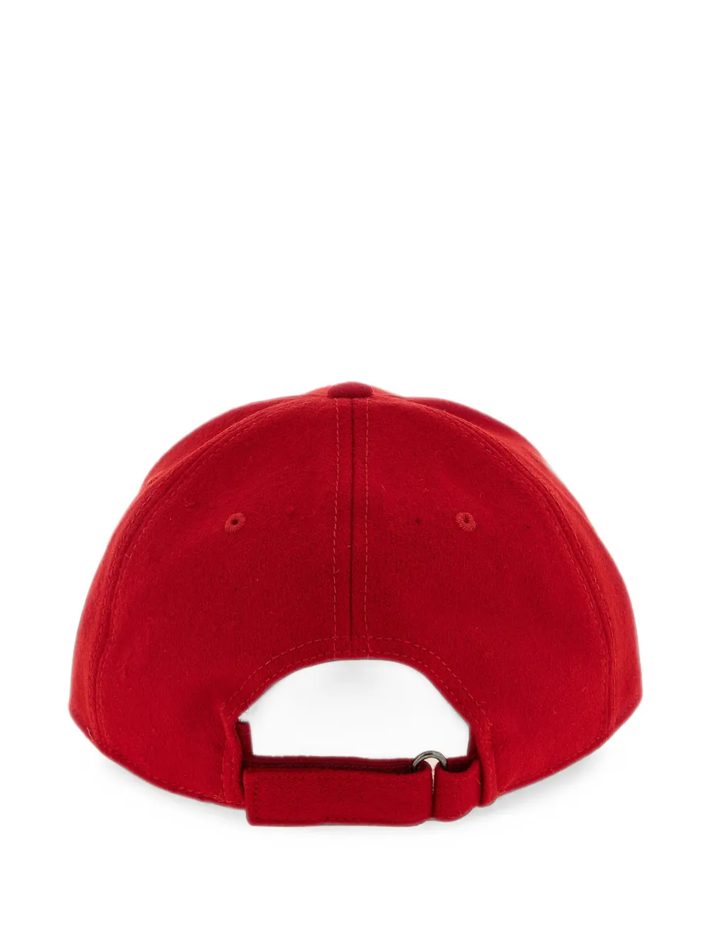 Ballantyne Honkbalpet met monogram-patch Rood