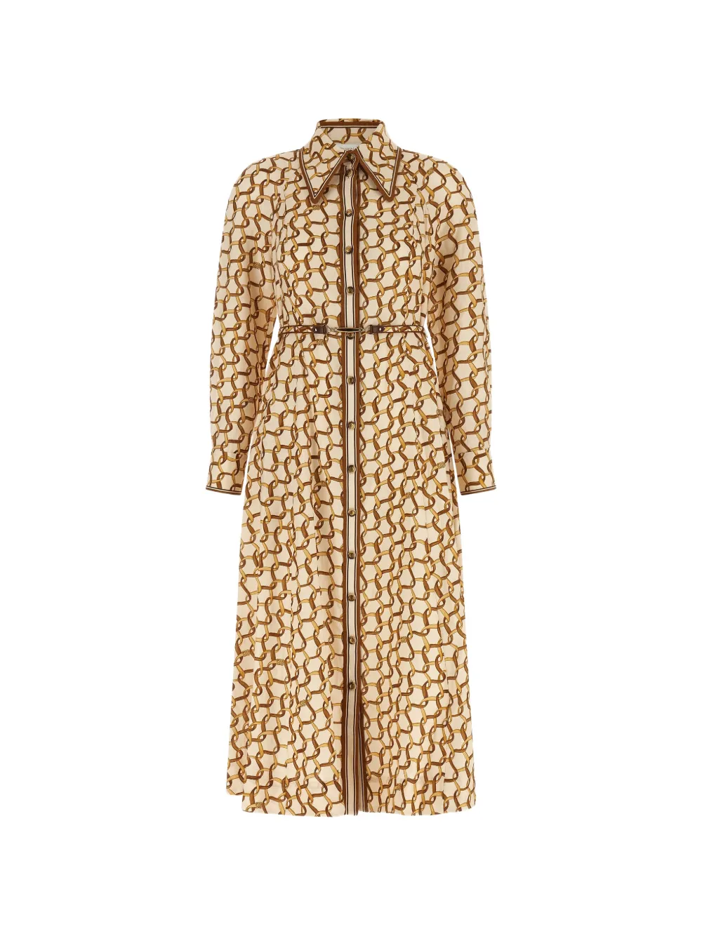 ZIMMERMANN panelled mini dress - Nude