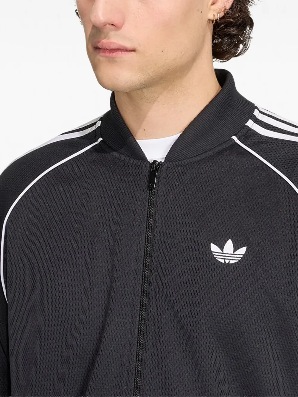 adidas Adicolor SST side-stripe jacket Zwart