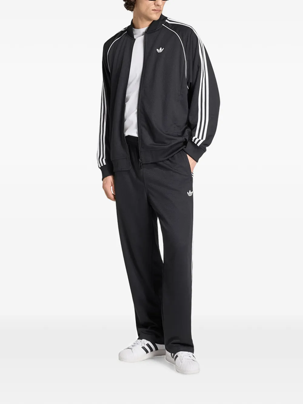 adidas Adicolor SST side-stripe jacket Zwart