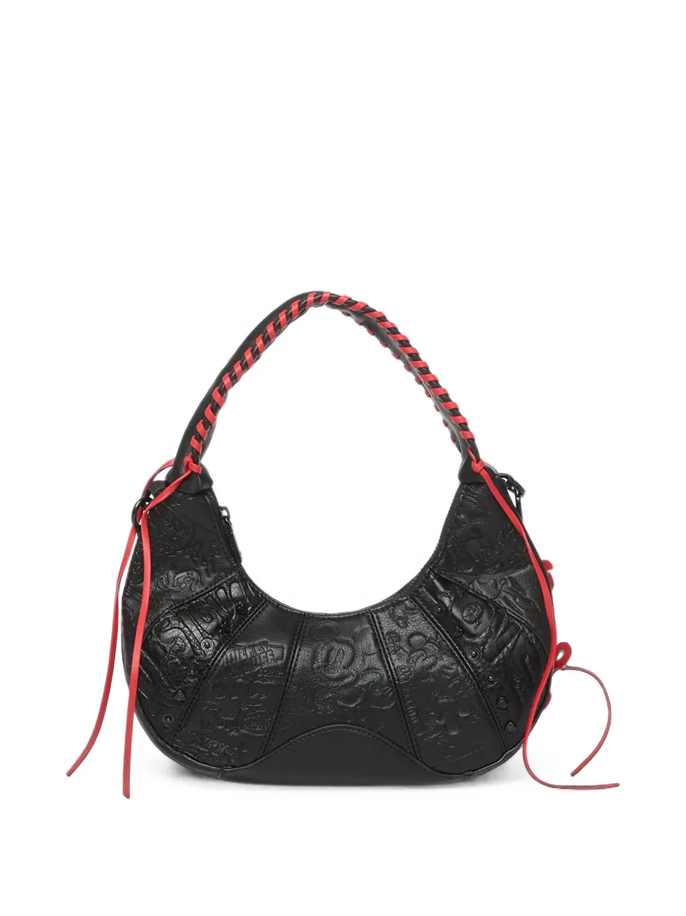 Desigual x Disney medium Mickey™ shopper met reliëf en bedeldetail Zwart