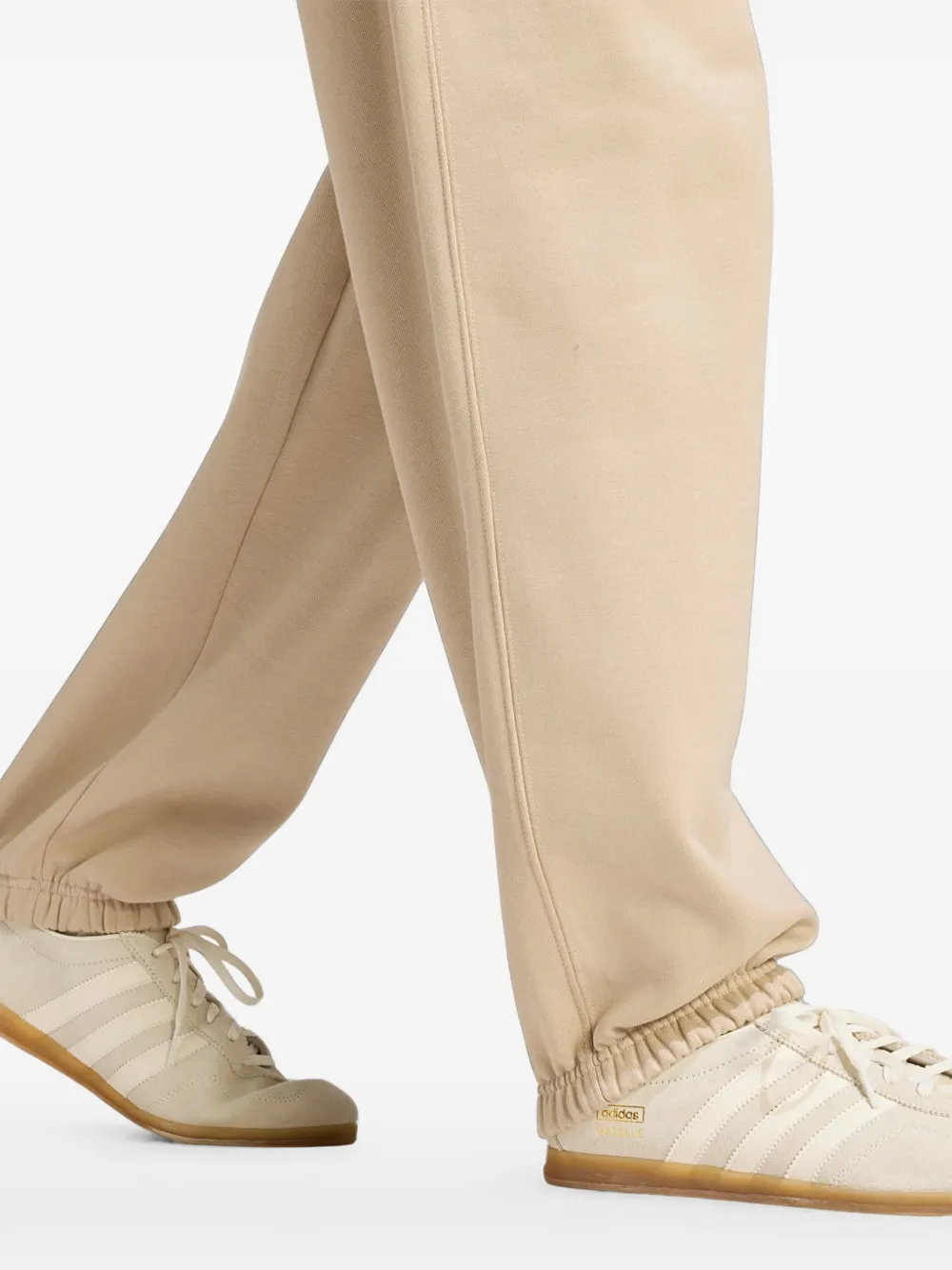 adidas loose fleece track pants Beige