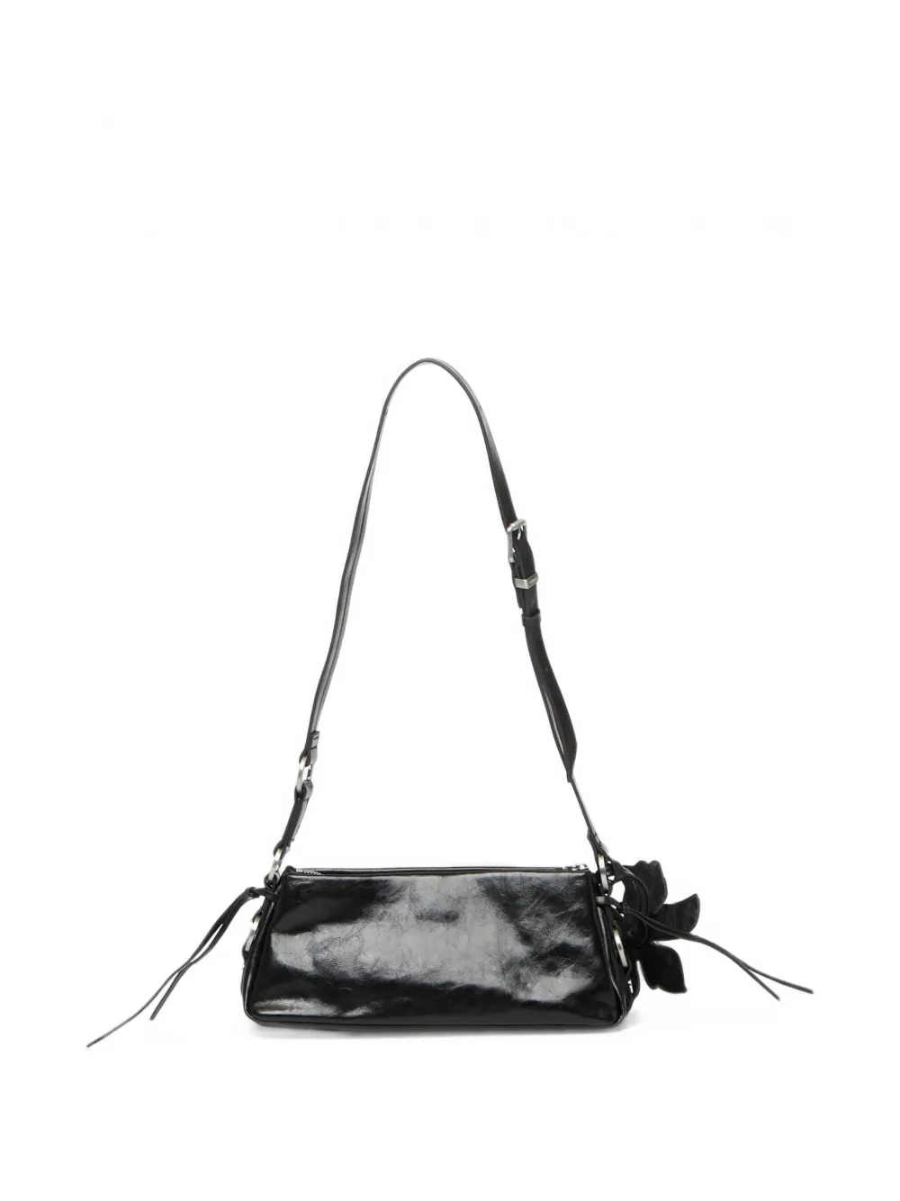Desigual Kleine shopper met bloemenbedel Zwart