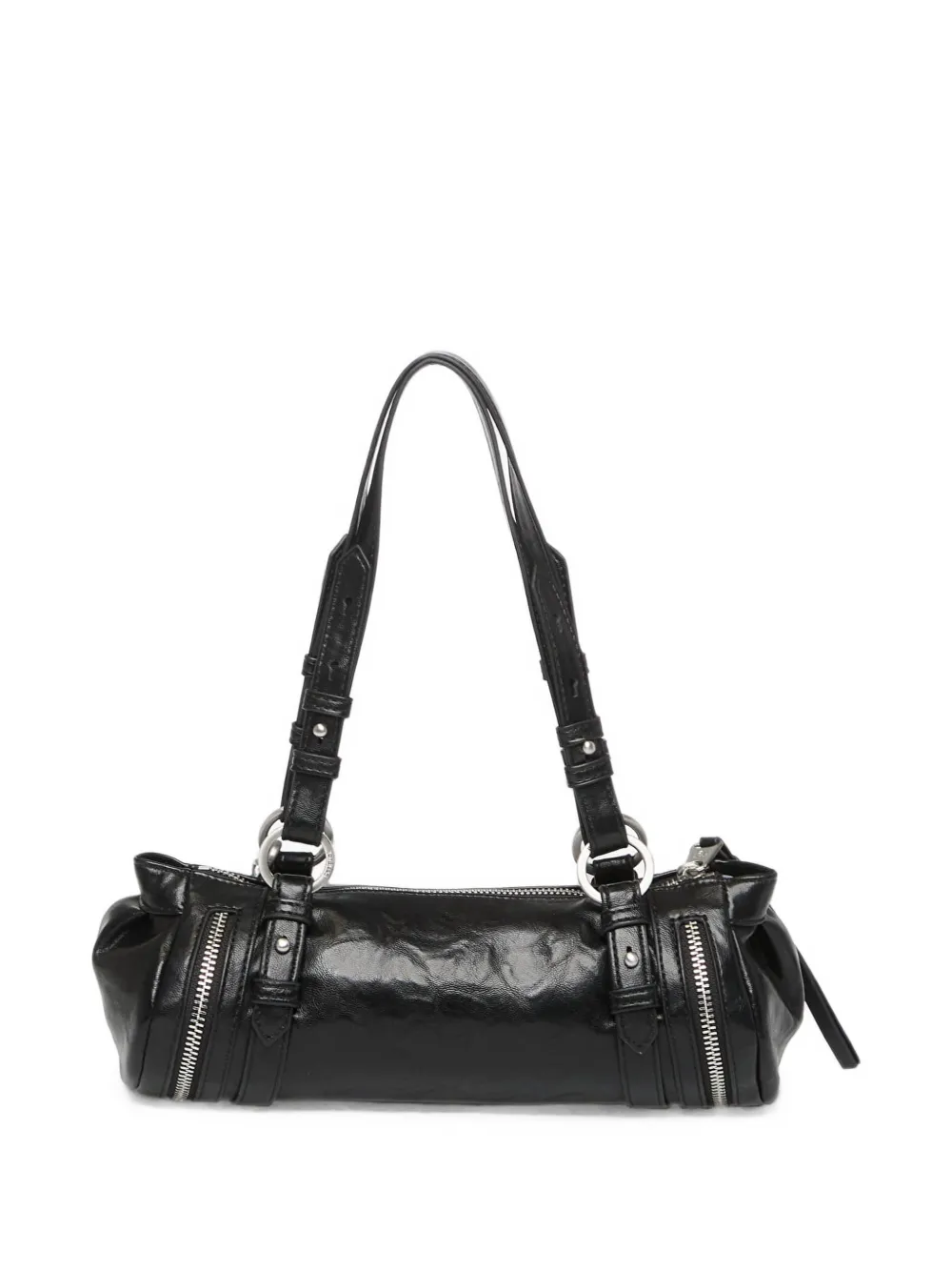 Desigual Medium shopper met borduurwerk en ritsdetail Zwart