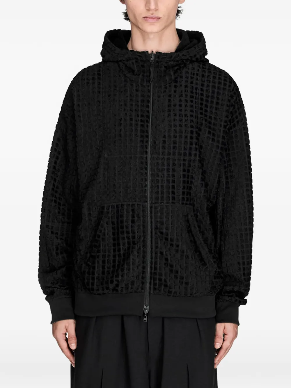 Y-3 Jack met capuchon Zwart