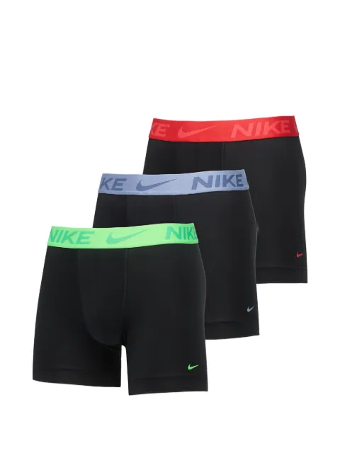 Nike logo-waistband boxer briefs (set of 3)