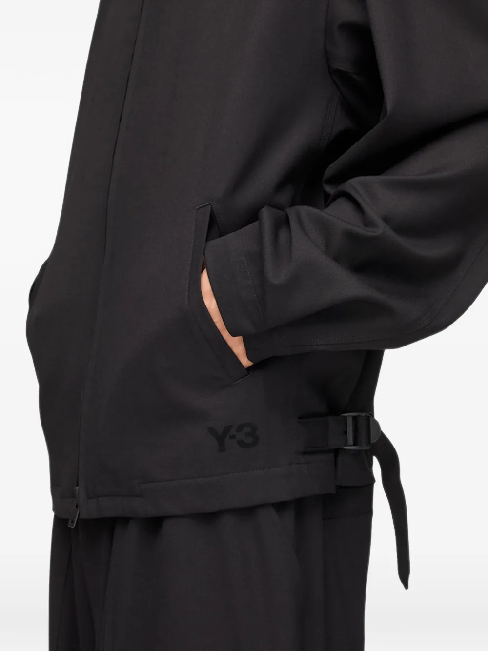 Y-3 Jack met rits Zwart