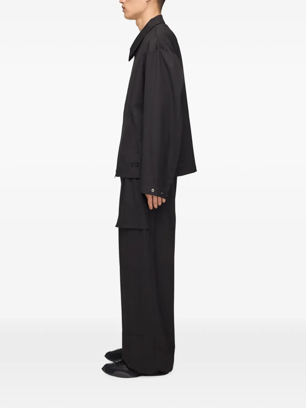 Y-3 Jack met rits Zwart
