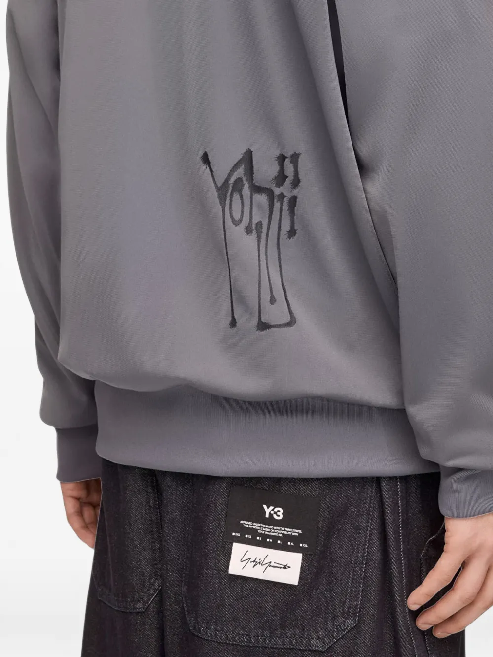 Y-3 Chito trainingsjack met grafische print Grijs