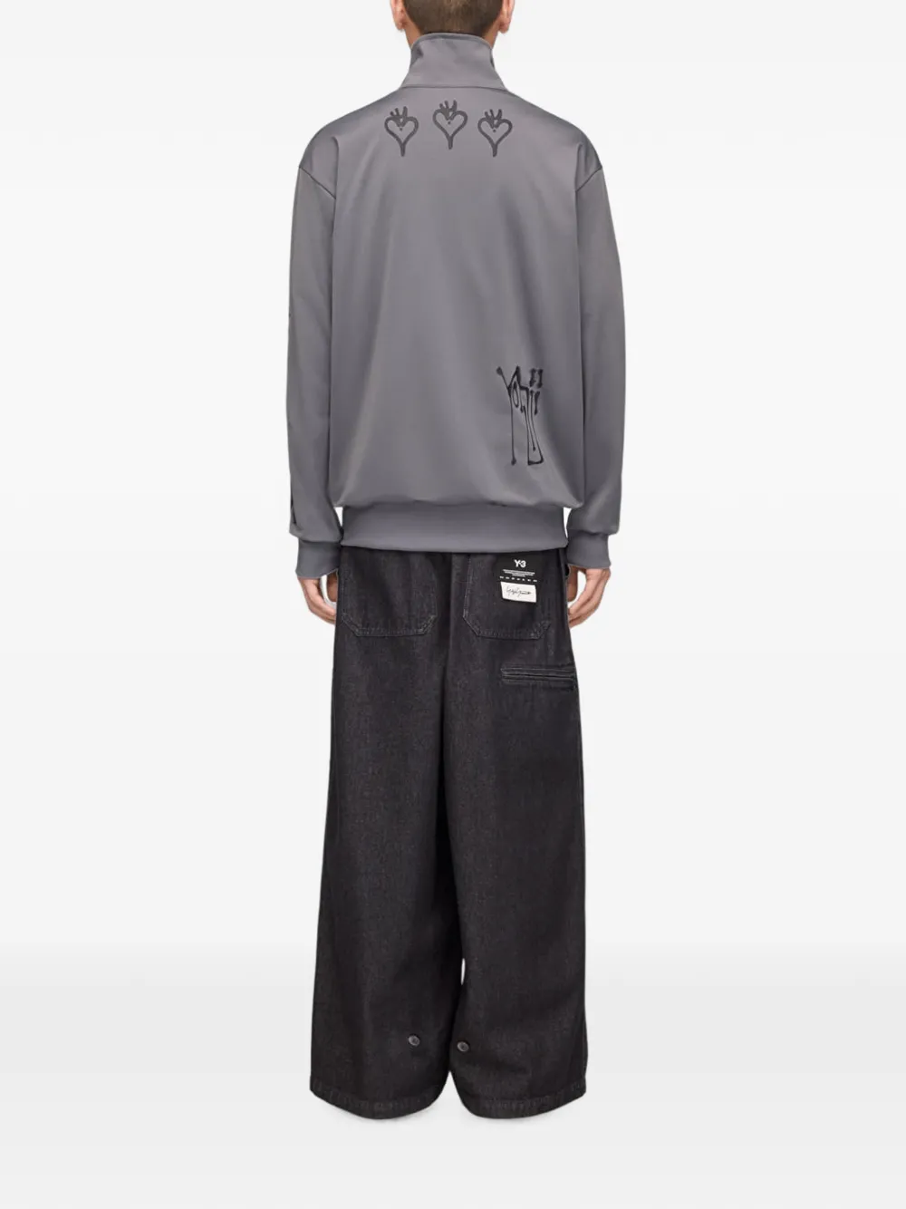 Y-3 Chito trainingsjack met grafische print Grijs