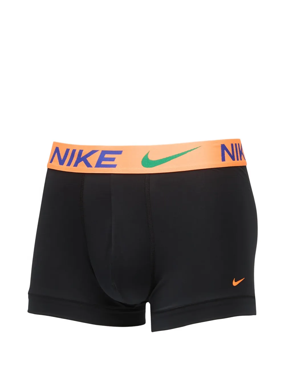 Nike logo-waistband trunks (set of 3) Zwart