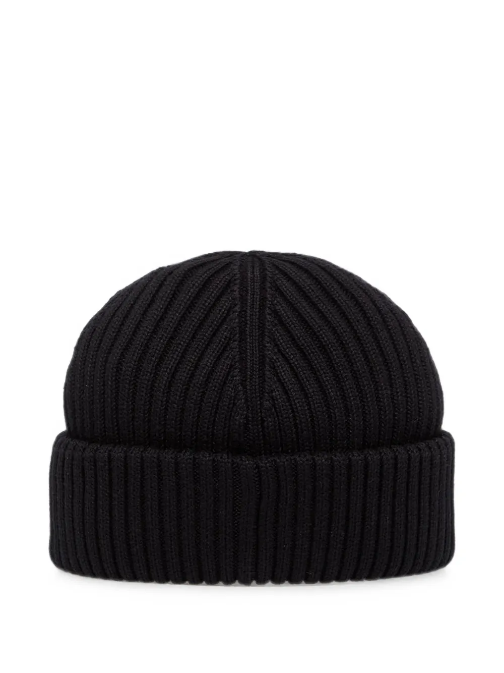 Fred Perry Geribbelde katoenen muts Zwart