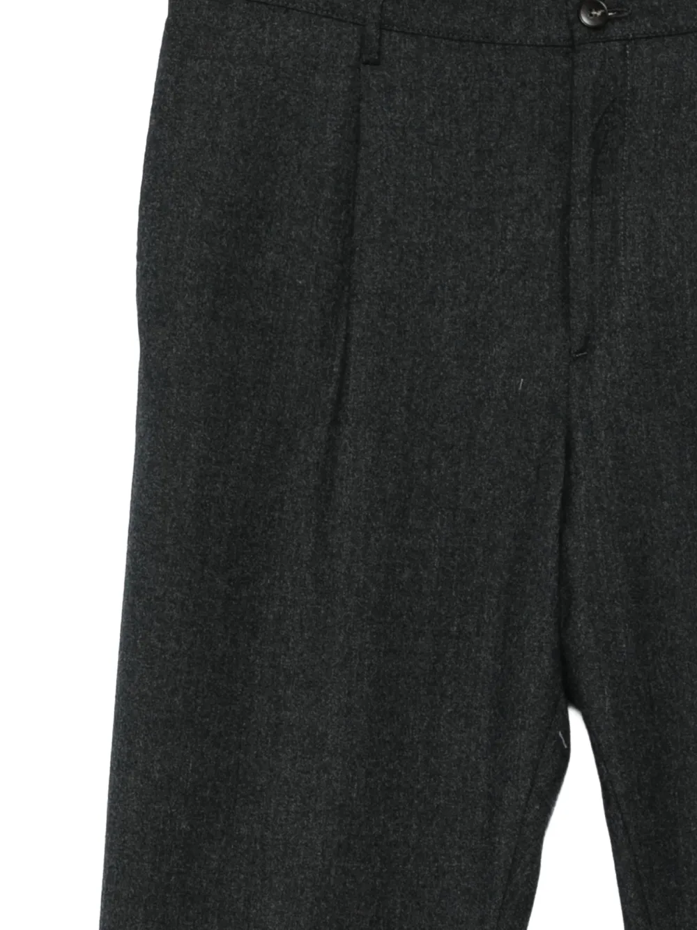 Canali Pantalon met geplooide voorkant Grijs