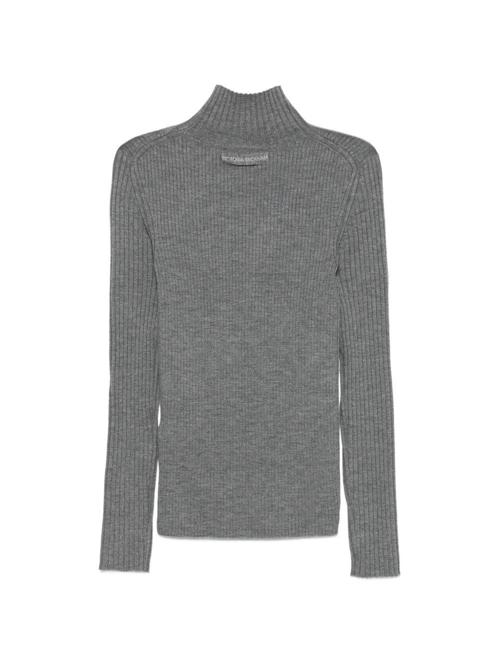 Victoria Beckham Ribgebreide trui Grijs