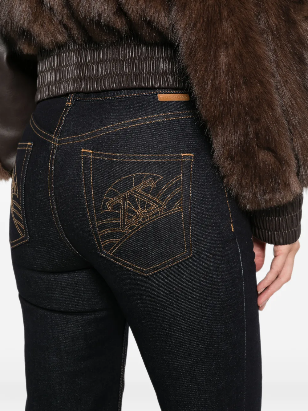 Zimmermann Flared Jeans In 블루