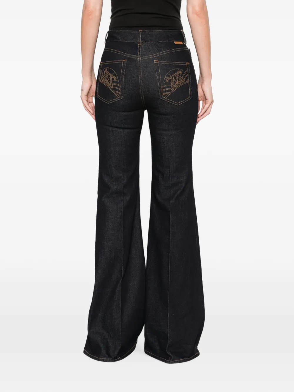 Zimmermann Flared Jeans In 블루