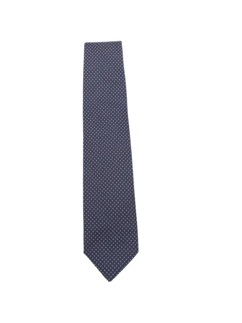 Corneliani micro-dot silk tie