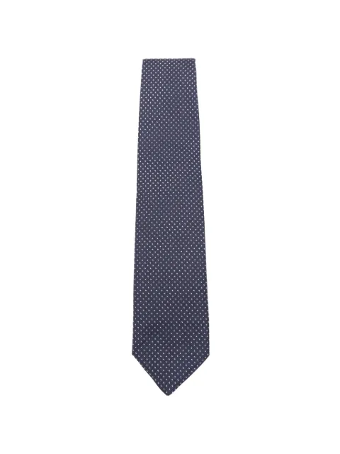 Corneliani micro-dot silk tie
