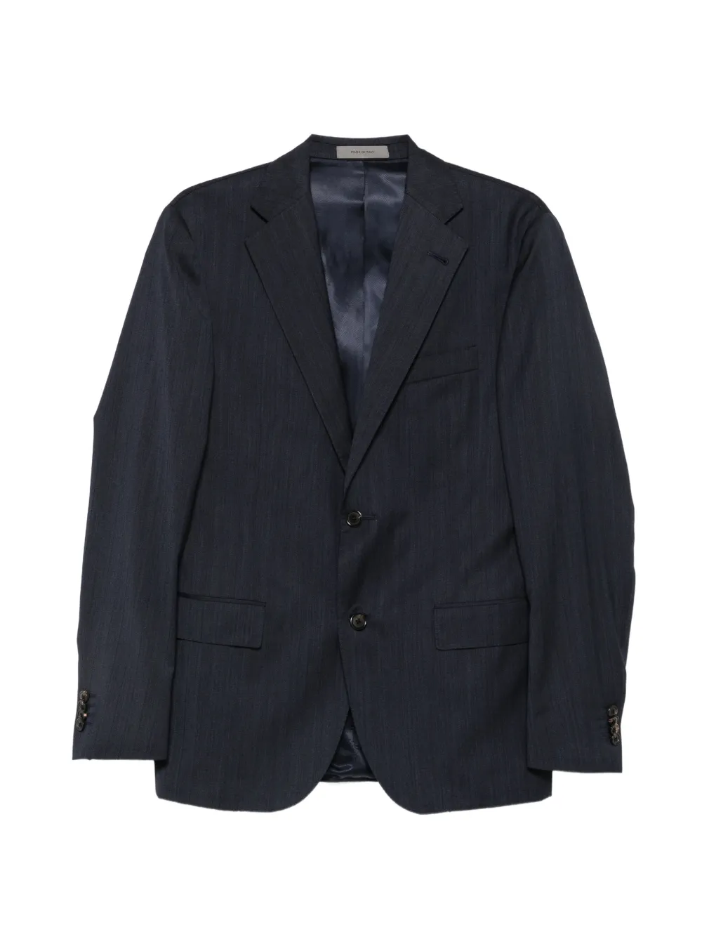 Corneliani pinstripe single-breasted suit - Blu
