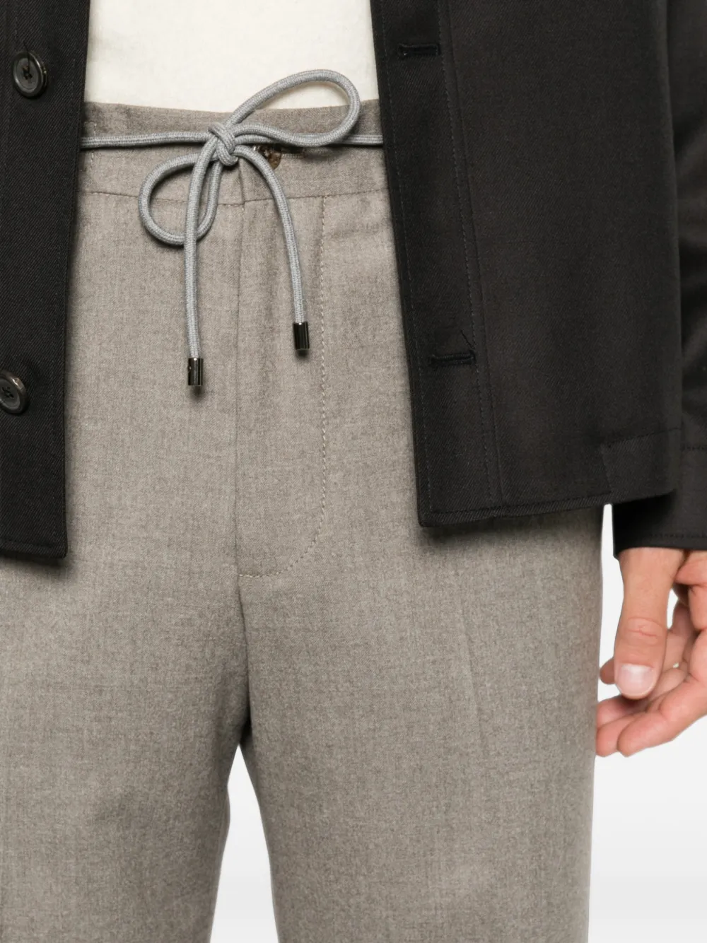 Corneliani Pantalon met trekkoord Beige