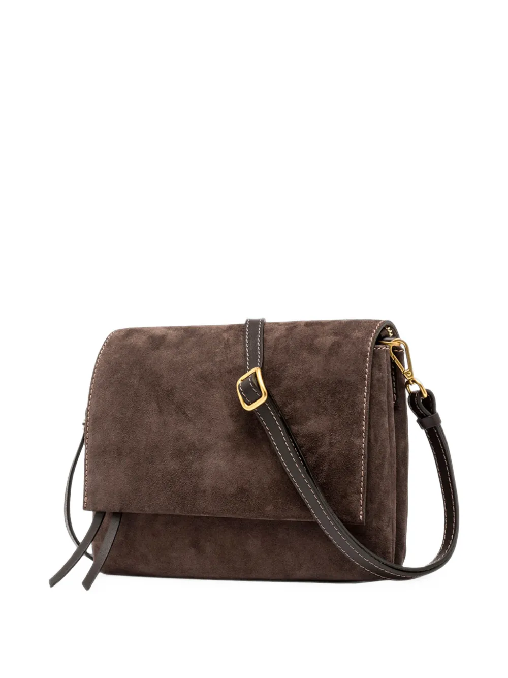 GIANNI CHIARINI Three kleine crossbodytas met suède afwerking Bruin