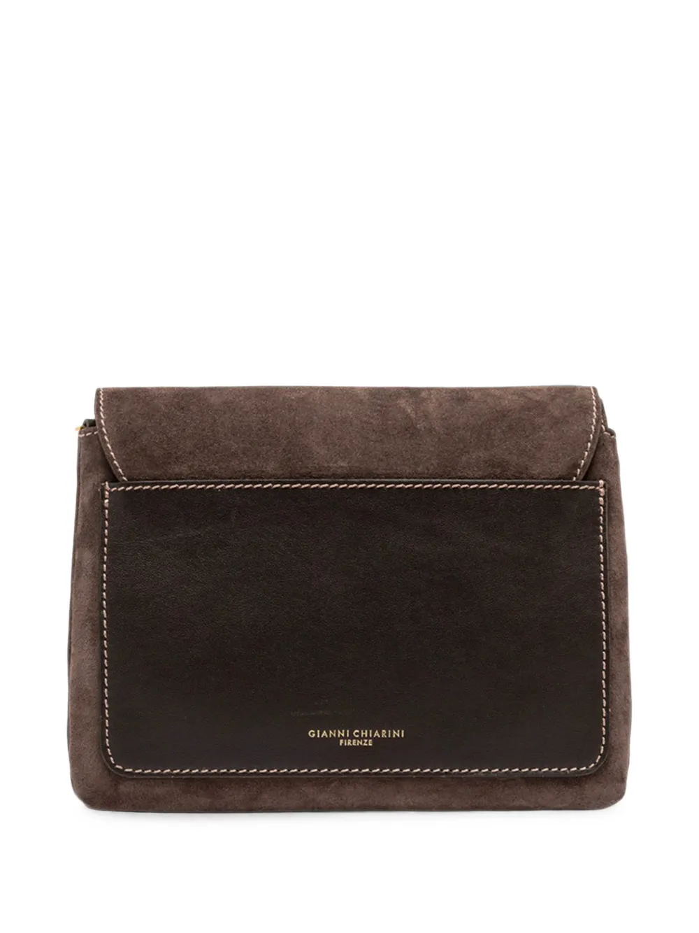GIANNI CHIARINI Three kleine crossbodytas met suède afwerking Bruin