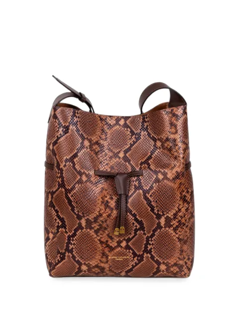 GIANNI CHIARINI large Sienna animal-print drawstring shoulder bag