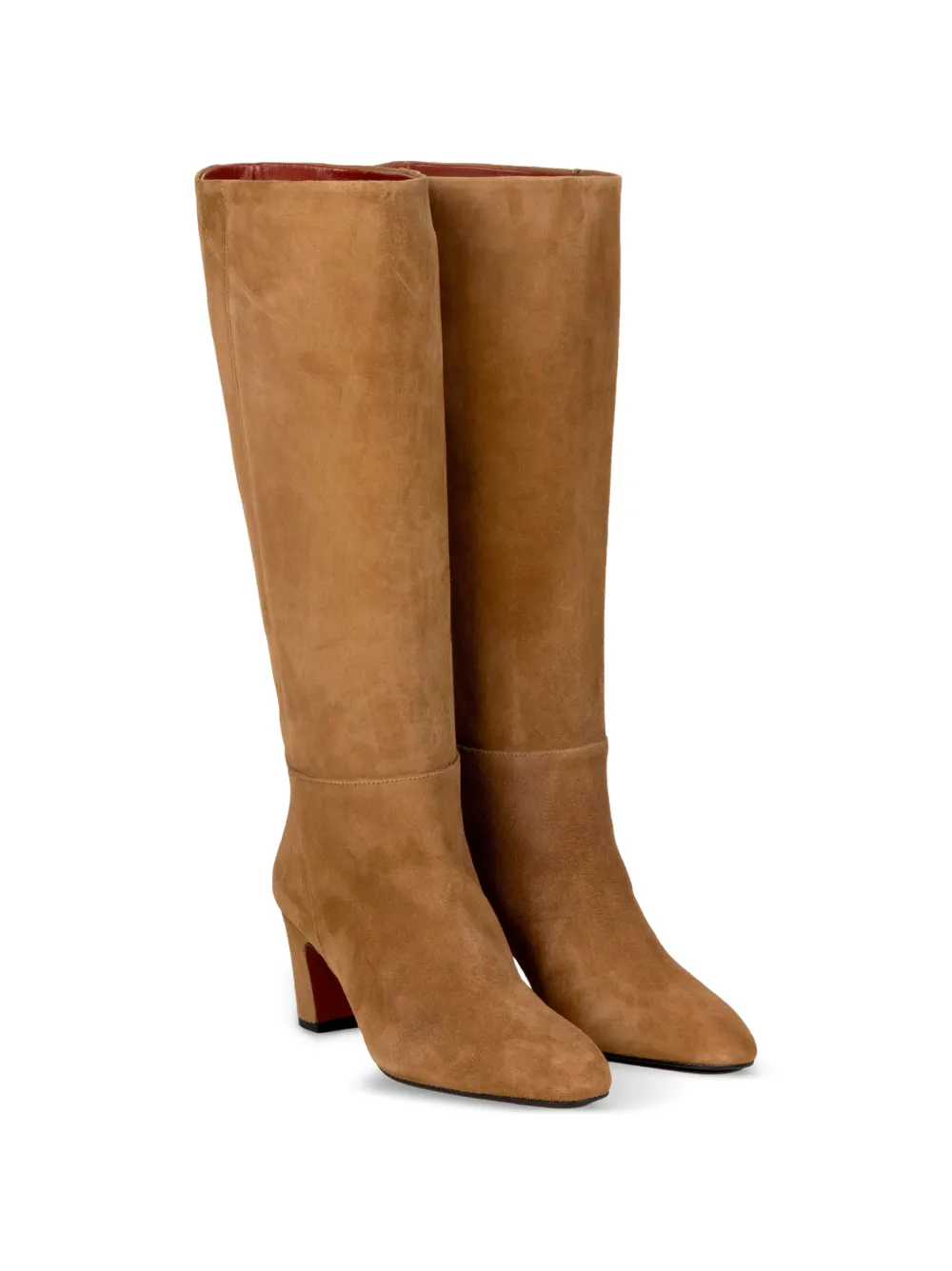 Roberto Festa suede block-heel knee-high boots Bruin