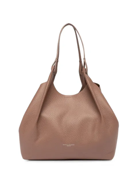 GIANNI CHIARINI large Dua grained leather tote bag