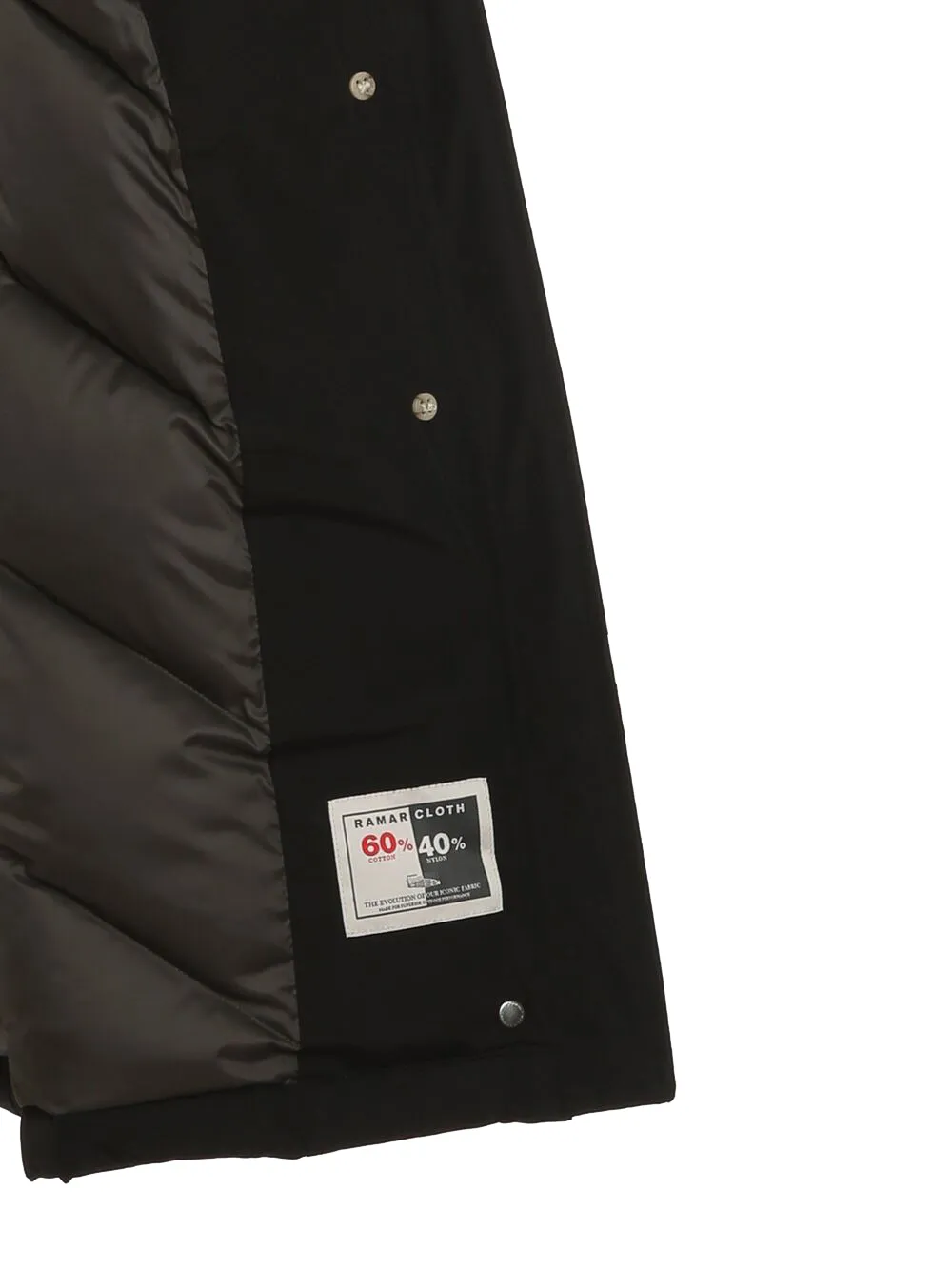 Woolrich Jas met trekkoordtaille Zwart