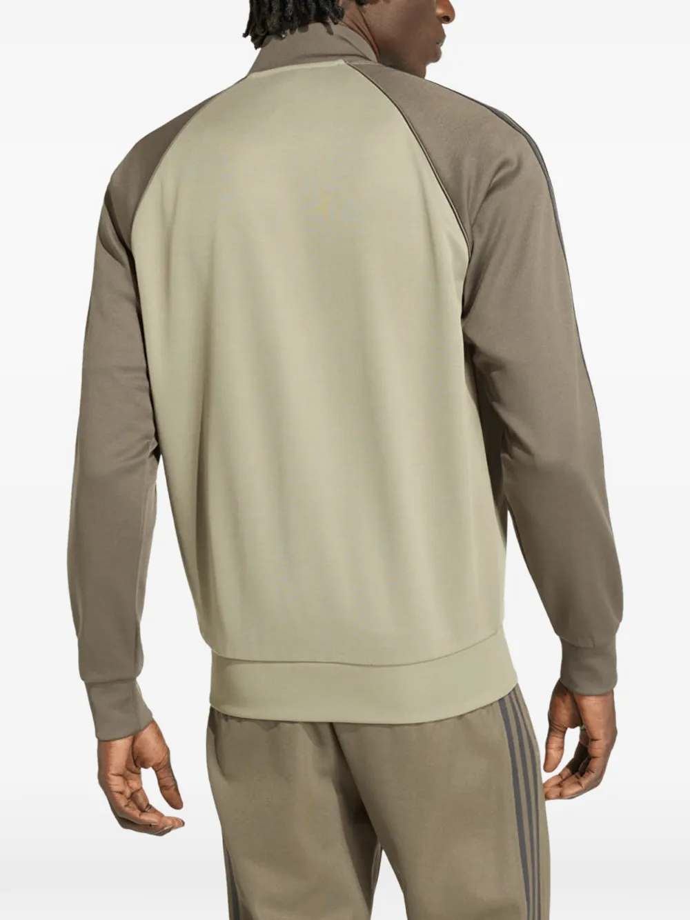 adidas SST striped jacket Beige