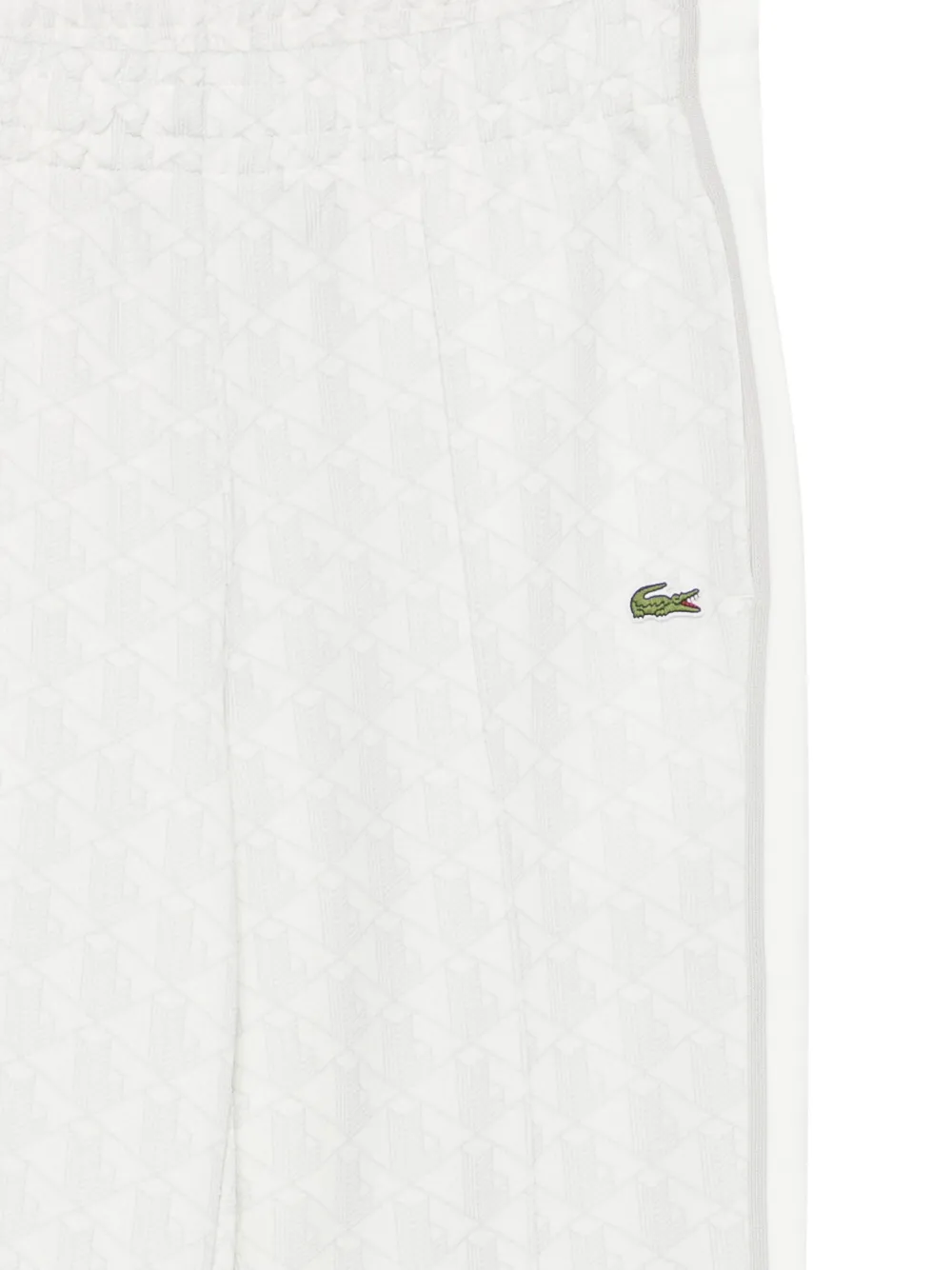 Lacoste Trainingsbroek met monogramprint Wit