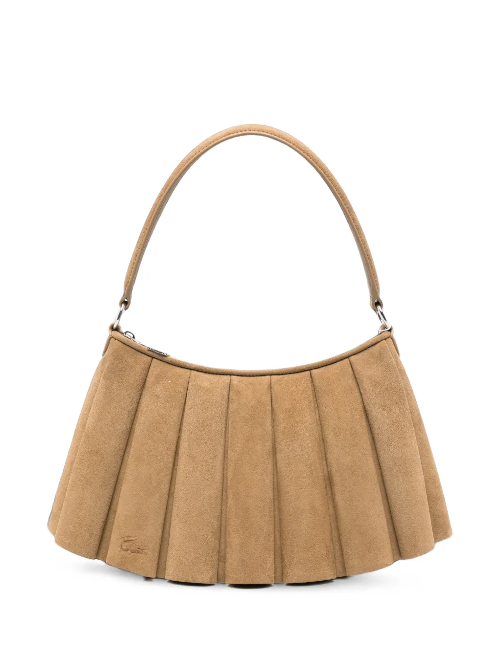 Lacoste pleated suede backpack - Toni neutri