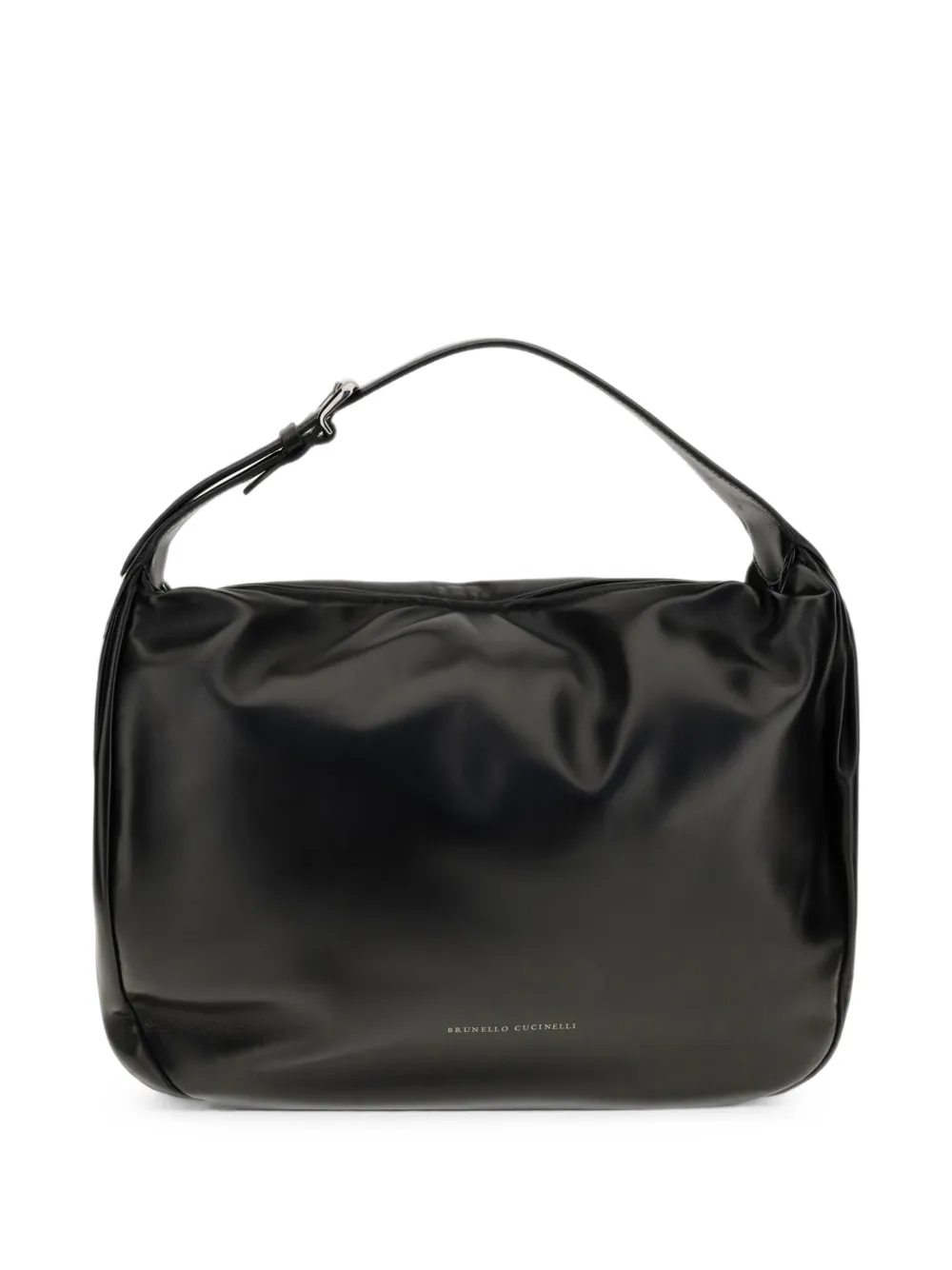 Brunello Cucinelli Boule bag in nappa leather - Nero