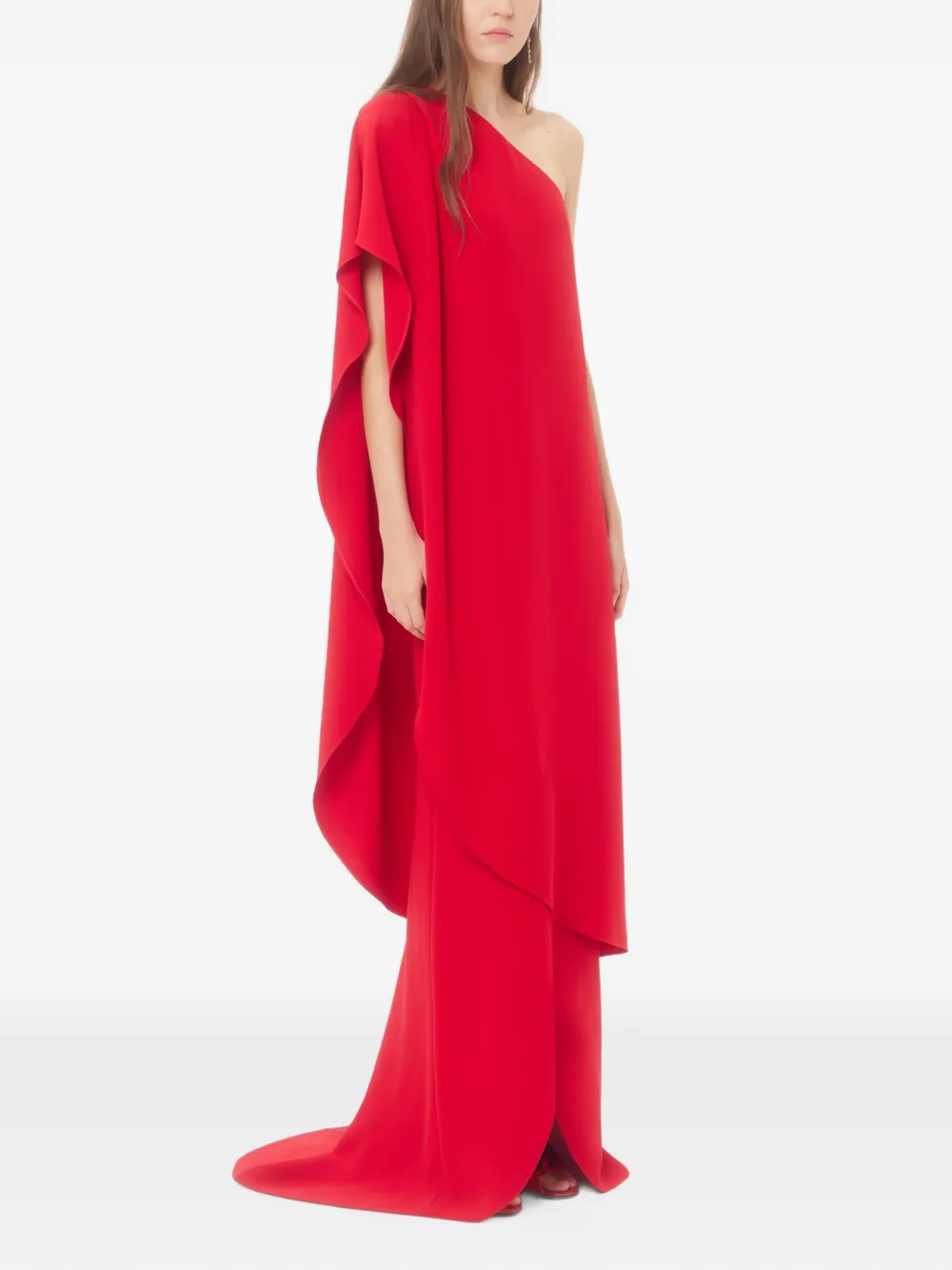 Valentino Garavani Cady Couture maxi-jurk Rood