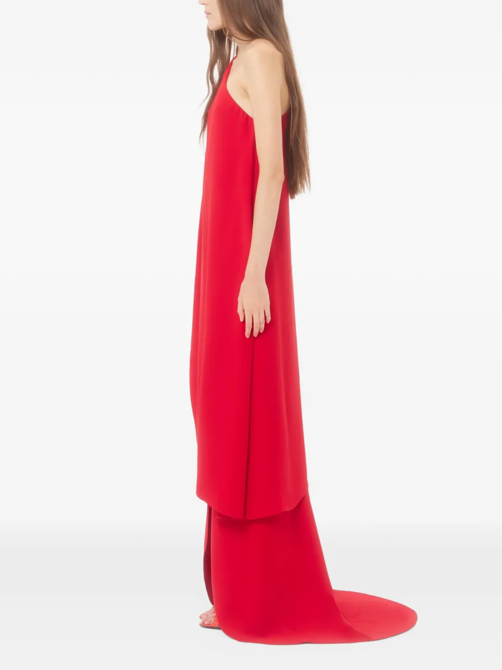 Valentino Garavani Cady Couture maxi-jurk Rood