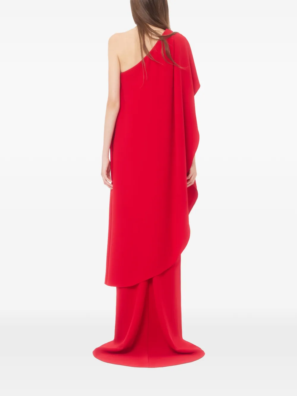 Valentino Garavani Cady Couture maxi-jurk Rood