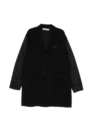 Sacai ジップ コート | ブラック | FARFETCH JP