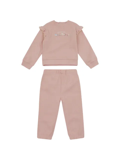 Stella McCartney Kids ruffle-trim horse-embroidered tracksuit set