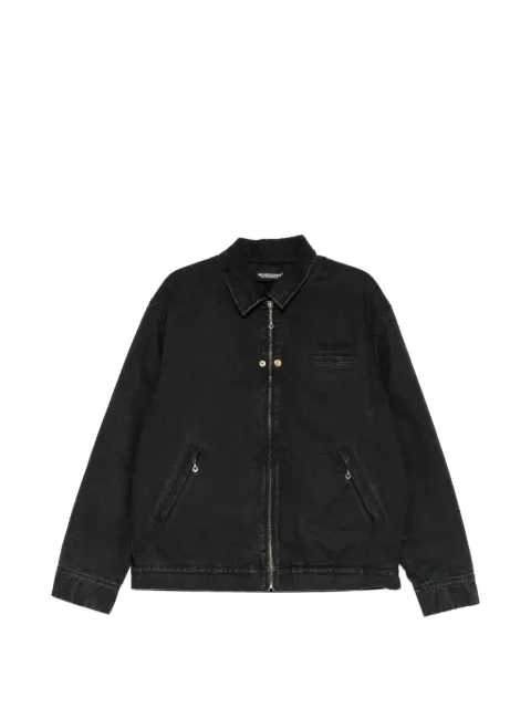 Undercover faded zip-up jacket