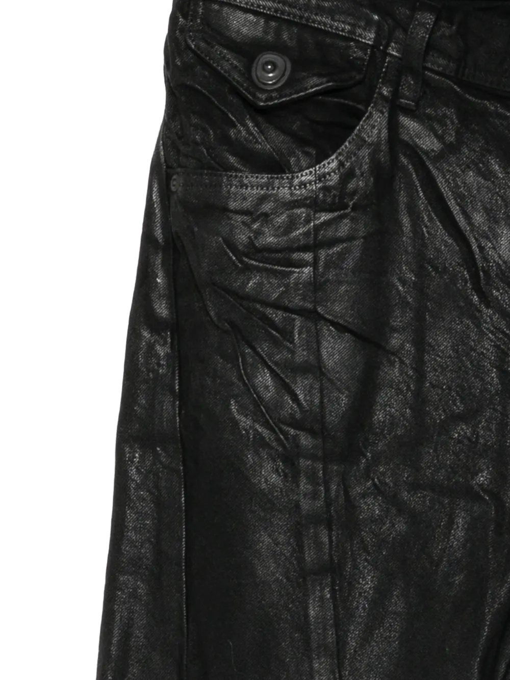 Julius Flared jeans met buigen Zwart