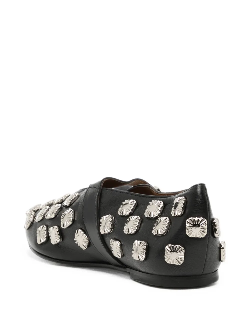 Toga Pulla stud-embellished buckle-fastening pumps Zwart
