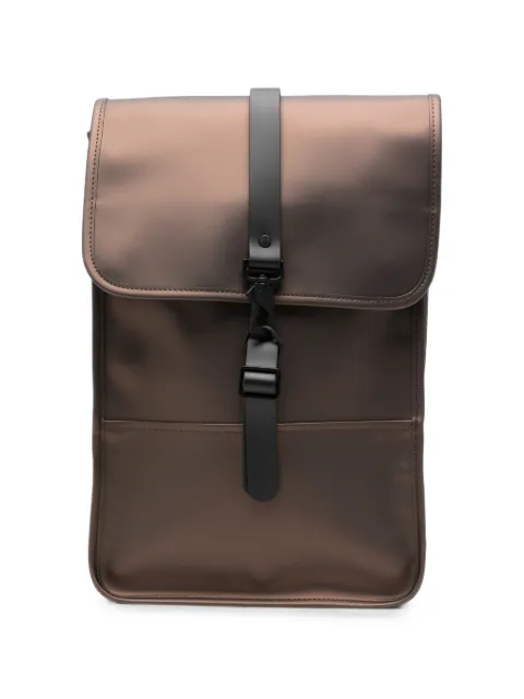 Rains foldover carabiner-fastening backpack
