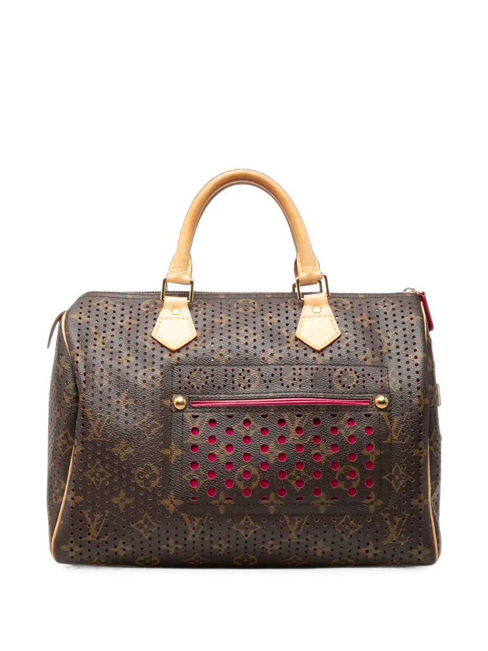 Louis Vuitton Pre-Owned 2006 Monogram Perforated Speedy 30 boston bag - Marrone