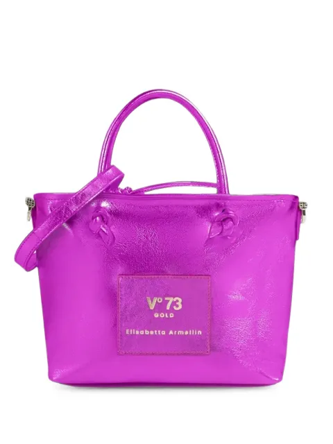 V°73 bolsa de hombro Elly Pop de piel metalizada