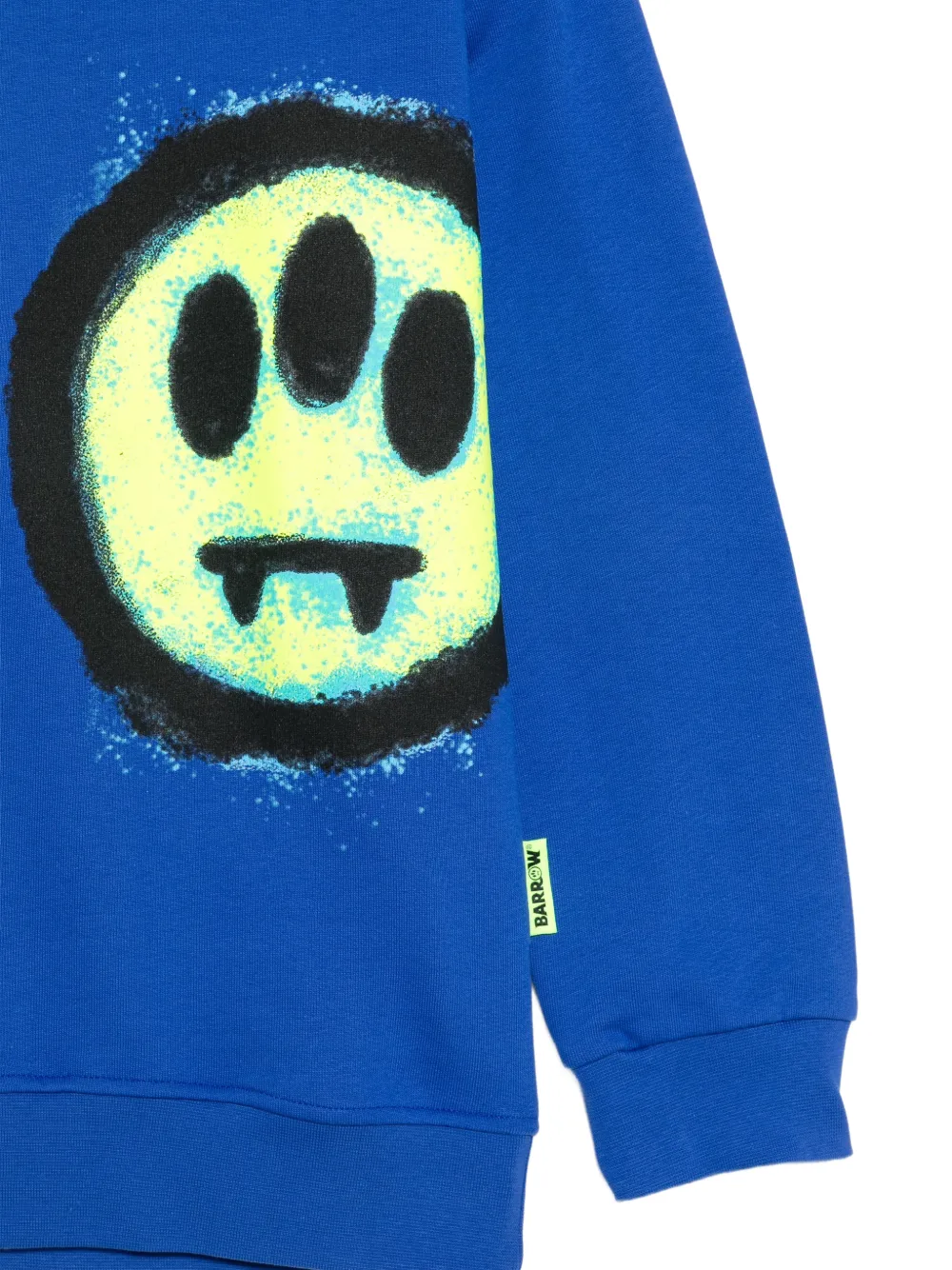 Barrow kids graphic-print sweater Blauw