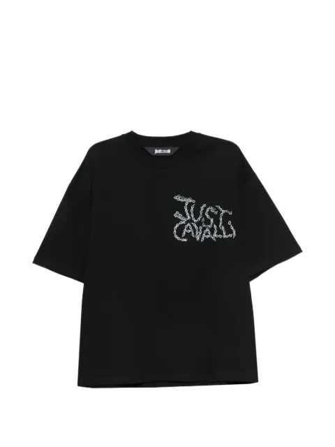 Just Cavalli camiseta con estampado de leopardo