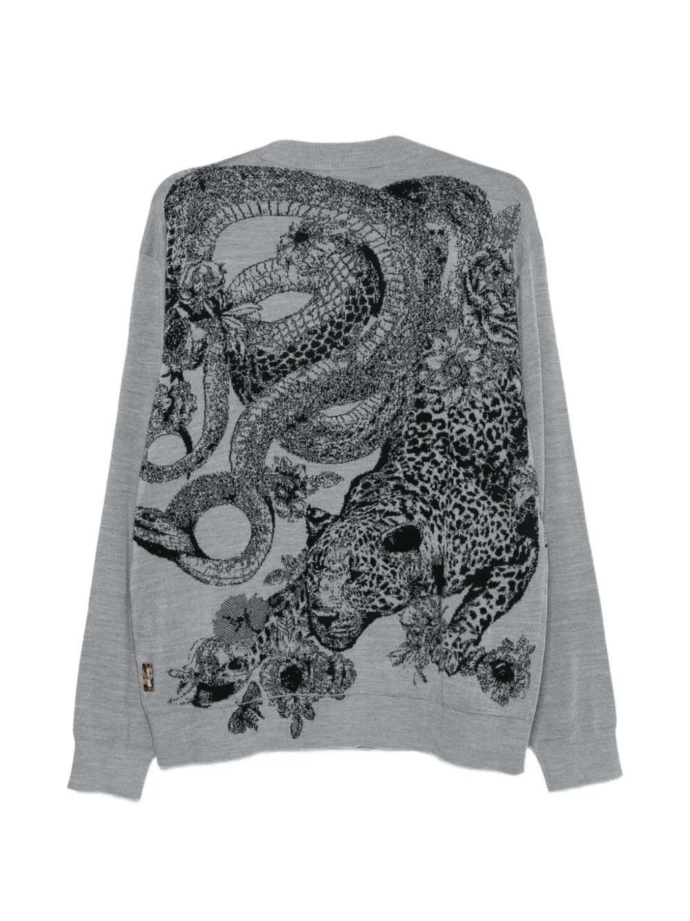 Just Cavalli Trui met ronde hals Grijs