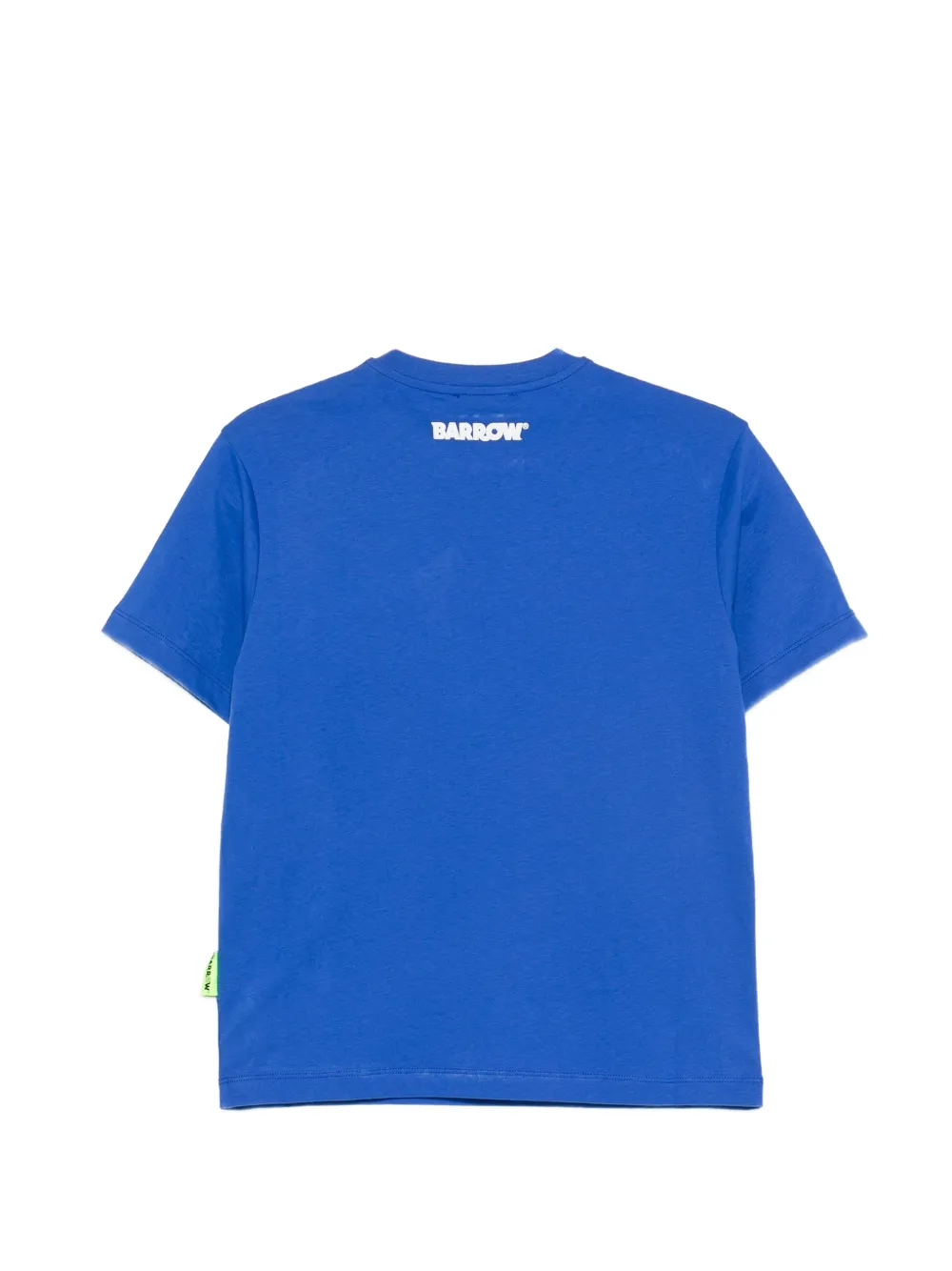 Barrow kids logo-print cotton T-shirt Blauw